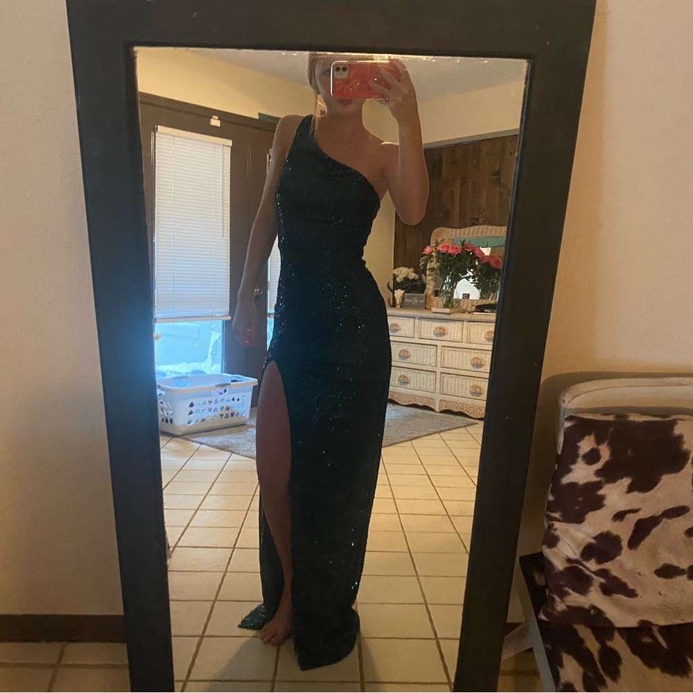 Green prom dress from dillards
